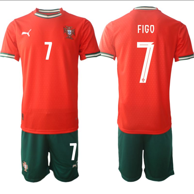 Men 2025-2026 Season Portugal home red #7 Soccer Jerseys->portugal jersey->Soccer Country Jersey